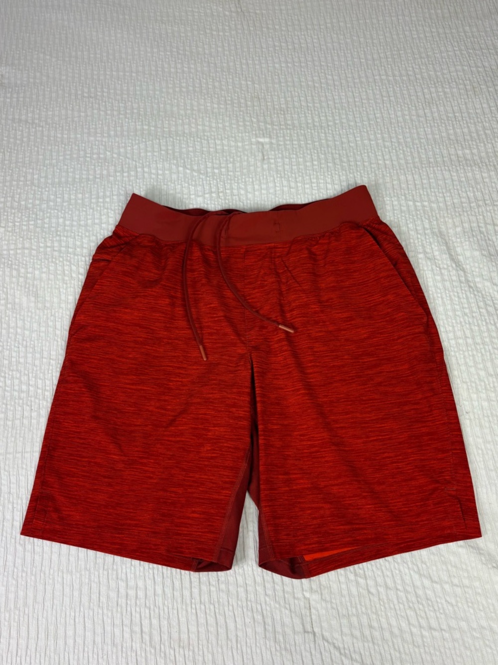 lululemon athletica Men's Red Heather Performance Shorts
